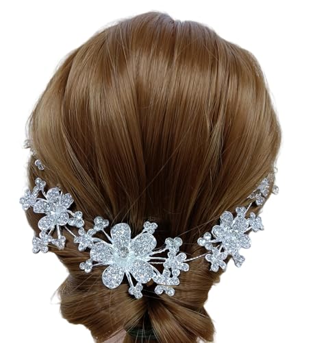 FAIRYGATE Damen Schmuck Haarband Haarreifen Mädchen Haarbänder Hochzeit Haarschmuck Haarreif Vintage Metall Festival Accessoires für Frauen Braut D05224 von FAIRYGATE