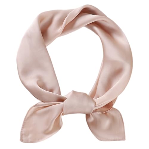 FAIRYGATE Damen Seide Gefühl Schal Halstuch Schal Frauen Elegant Seidenschal Business Seidentuch Scarf Bandana Taschentuch Ansatz Handgelenk Kopftücher A2307 von FAIRYGATE