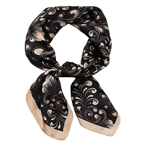 FAIRYGATE Damen Seide Gefühl Schal Kopftücher Halstuch Schal Frauen Elegant Seidenschal Business Seidentuch 29006 von FAIRYGATE