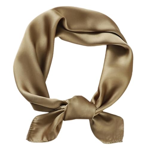 FAIRYGATE Halstuch Damen Seidentuch Haare Seidenschal Damenschal Seidentuch Quadratischer Schal Kopftuch Halstuch Farbig A2313 von FAIRYGATE