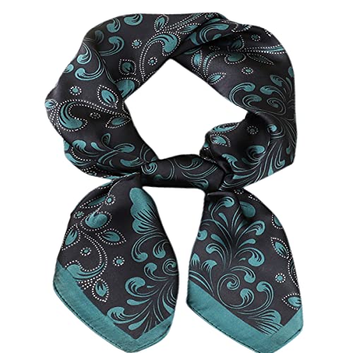 FAIRYGATE Damen Seidentuch Seide Gefühl Halstuch Bandana Schal Kopftuch Seidenschal-Gemütliche 70cm 29005 von FAIRYGATE