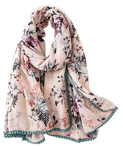 FAIRYGATE Damenschal Tücher Damen Halstücher Lässig Tuch Schal Leichte Halstuch Mode Stilvolle Große Stola Bunte Schals 7035, 90 * 180 cm von FAIRYGATE