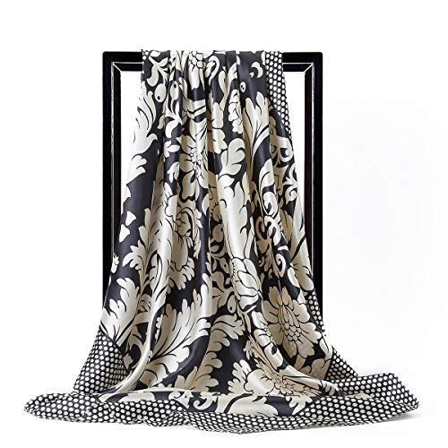 FAIRYGATE Elegantes Tuch Damenschal Optik Frühling Sommer Design Tuch Business Schal Schal Multifunktionstuch Damen Frauen Halstuch Accessoire 74015 von FAIRYGATE