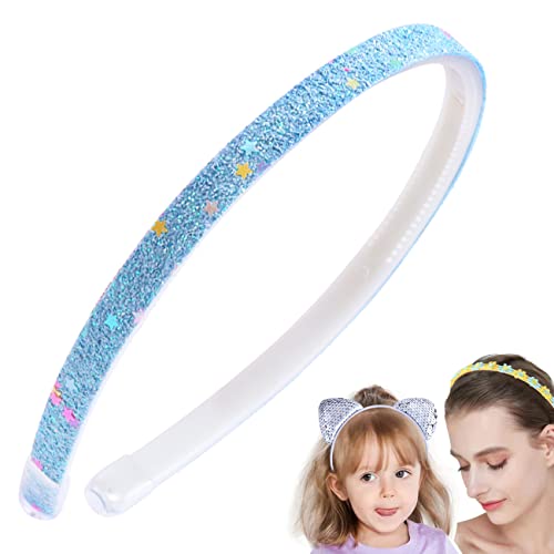 FAIRYGATE Glitzer Stirnbänder für Mädchen Regenbogen Stirnbänder für Kinder Gestreifte Regenbogen Stirnbänder für Kinder Mädchen Pailletten Stirnbänder für Mädchen 4221 von FAIRYGATE