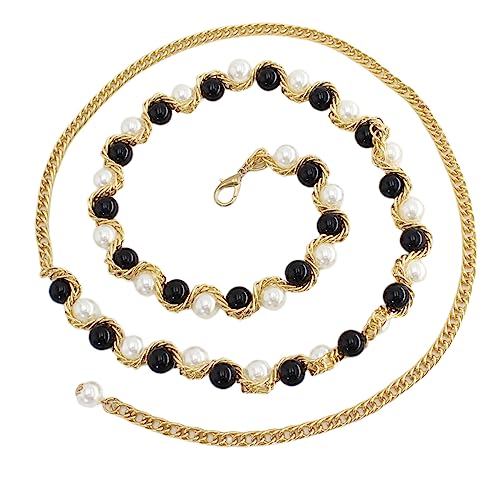 FAIRYGATE Gürtel Gold Damen Brautgürtel Kettengürtel Taillengürtel Hüftgurt Brautgürtel Metall Kette, DA6421 von FAIRYGATE