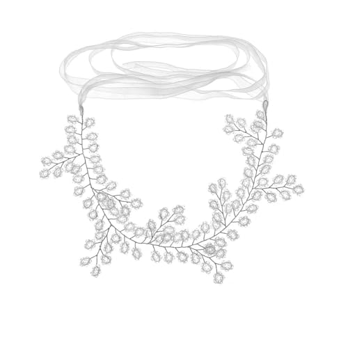 FAIRYGATE Haarreif Strass Stirnband Hochzeit Haarband Haarschmuck Kristall Braut Tiara Haarbänder Elegante Hochzeitsaccessoires 4723 von FAIRYGATE