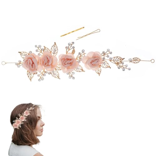FAIRYGATE Haarreifen Damen Haarreif Vintage Haarreifen Mädchen Strass Haarband Braut Tiara Kopfschmuck für Frauen 5017 von FAIRYGATE