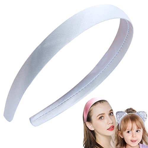 FAIRYGATE Haarreifen Stoff Haarband Stirnbänder Rutschfeste Haarbänder Breite DIY Haarschmuck für Mädchen Kinder Mehrfarbig 4519 von FAIRYGATE