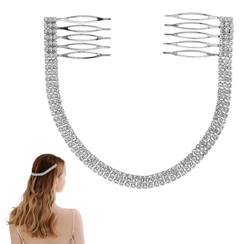 FAIRYGATE Haarschmuck Mädchen Stirnbänder für Frauen Silvester Haarbänder Party Supplies Urlaub Geschenke Braut Tiara Hochzeit Kopfschmuck 5014 von FAIRYGATE