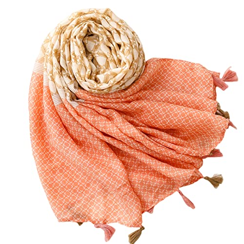 FAIRYGATE Halstücher Damen Tuch Kopftuch Schal Tücher Stola für Frauen Shawls Wraps Luxuriöse Schals Warm Weich als Stola Seidentuch Halstuch 61008 von FAIRYGATE