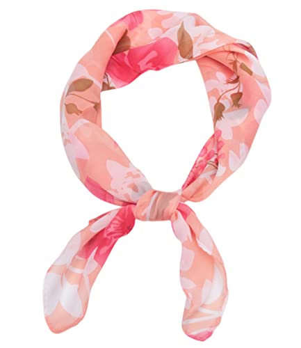 FAIRYGATE Kopftuch Damen Sommer Hochwertige Chiffon Schal Kopftuch Schlauchschal Seidentuch Halstuch Seidenstoff DA2807 von FAIRYGATE