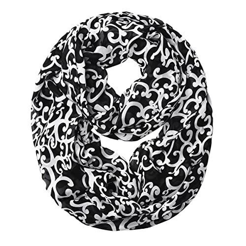 FAIRYGATE Loop Schal Damen Basic Schals Tuch Damen-schal Schlauchschal Rundschal Halstücher Loopschal 03005 von FAIRYGATE