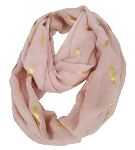 FAIRYGATE Loop Basic Schal Tuch Damen-schal Schlauchschal Rundschal Halstücher uni unifarben Loopschal einfarbig 37226 von FAIRYGATE