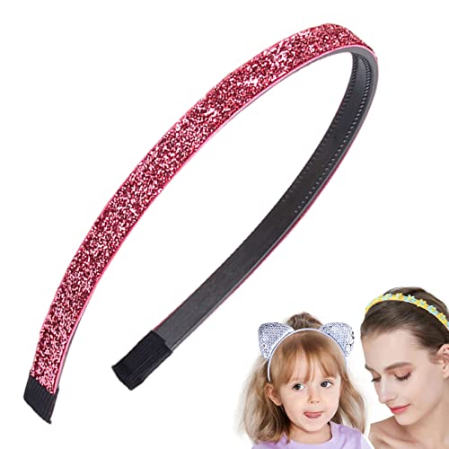 FAIRYGATE Mädchen Bands Glitter Stirnbänder für Mädchen Frauen Pailletten Stirnbänder Glitter für Mädchen Frauen Glitter Kunststoff Stirnbänder Glitter Hairbands 3711 von FAIRYGATE