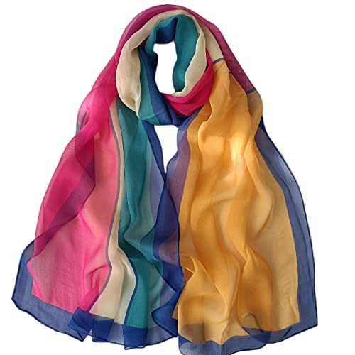 FAIRYGATE Halstuch Damen Musselintuch Damen Schals und Tücher Damen Muslim Premium Chiffon Hijab Kopftuch Schal aus Leicht Stoff A5220 von FAIRYGATE