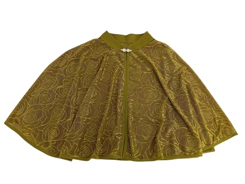 FAIRYGATE Poncho Damen Winter Braut Bolero Brautschal Hochzeit Brautjacke Abend Party Abendkleid Weich Brautstola Elegant Schal Cape Brautjungfern B6909 von FAIRYGATE