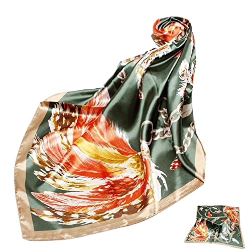 FAIRYGATE Satin Kopftuch Haarschal Kopftuch Bandana Haarwickel Halstuch für Frauen Mädchen 80025 von FAIRYGATE