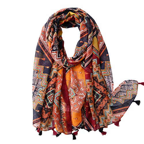 FAIRYGATE Damen Schal übergroßer Deckenschal Herbstschal Winterschal XXL Oversized Fransen Poncho Geschenke für Frauen 200233 von FAIRYGATE