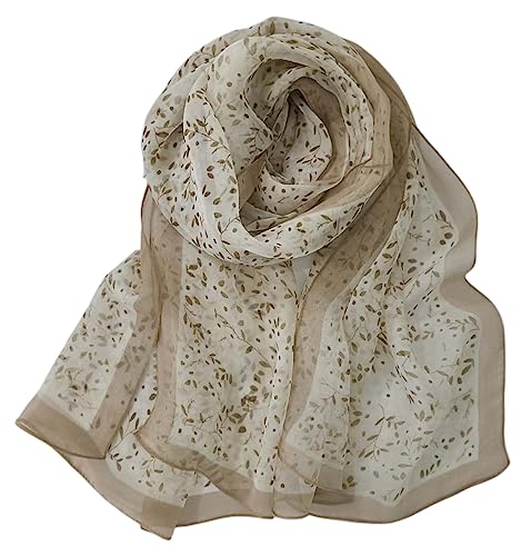 FAIRYGATE Schal Damen Frühling Tücher Damen Chiffon Schals Wraps Abendkleider Schal Weicher Hals Schals Hochzeit Wrap Stola für Brautparty A5306 von FAIRYGATE