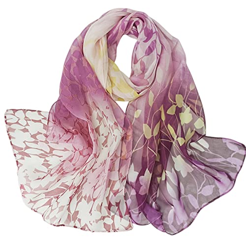 FAIRYGATE Schal Damen Seidentuch Damen Chiffon Schal Langer Chiffon Schal für muslimische Frauen Hijab A4316 von FAIRYGATE