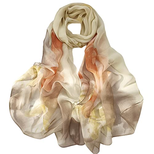 FAIRYGATE Schal Damen Stola Chiffon Tuch Schals und Tücher Halstücher XXL Chiffontücher Halstuch für jede Jahreszeit A4616 von FAIRYGATE