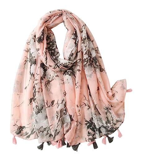 FAIRYGATE Schal Pink Stola aus Viskose Polyamid Tuch für Frauen Halstuch für Damen Zartes und Weiches Schals & Tücher für Mädchen 18244 von FAIRYGATE