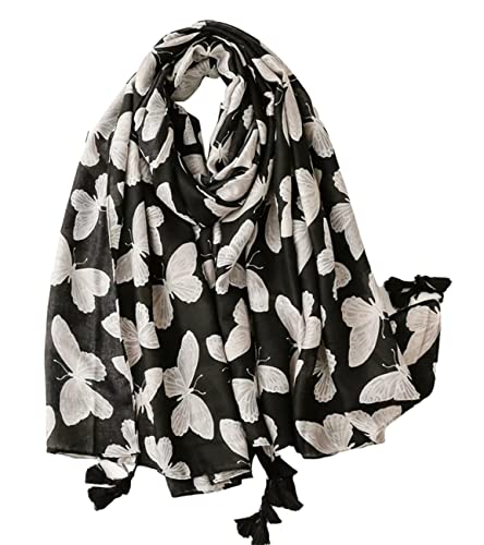 FAIRYGATE Schal Elegant Halstuch Damen Tuch Scarf Bandana Warmer Leicht Schals Tücher Stolen für vier Jahreszeiten Mädchen Geschenke Stola für Paare 35004 von FAIRYGATE