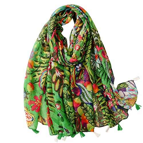 FAIRYGATE Schal Grün Damen Brautstola Halstuch zum Brautkleid Festlicher Schals & Tücher für Hochzeit Abendkleid Weihnachtsgeschenke 53004 von FAIRYGATE