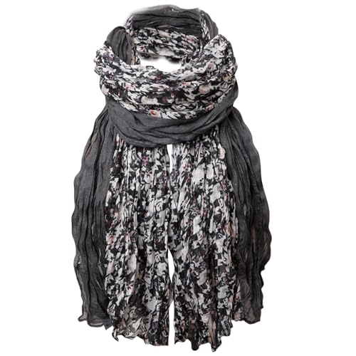 FAIRYGATE Schal XXL Halstuch Damen Sommer - Leichter unifarbener Sommerschal Tücher Elegant Stola 53026 von FAIRYGATE