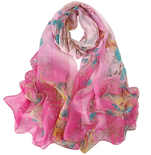 FAIRYGATE Schals und Tücher Hijab Kopftuch Schal Turban für Muslimische Frauen Halstuch Damen Seidenschal Seide Schal A4122 von FAIRYGATE