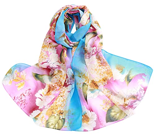 FAIRYGATE Schals & Tücher für Damen Chiffon Halstuch Seide Schal A4516 von FAIRYGATE