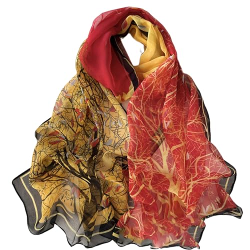 FAIRYGATE Schals & Tücher für Damen Schal Chiffon Schal leicht lang für Frühling Sommer Herbst Halstuch Damen B7110 von FAIRYGATE