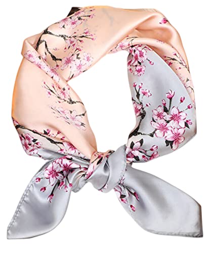 FAIRYGATE Seidenschal Damen Bandana Halstuch Damen Kopftuch Vierecktuch Satin Mädchen DA2106 von FAIRYGATE