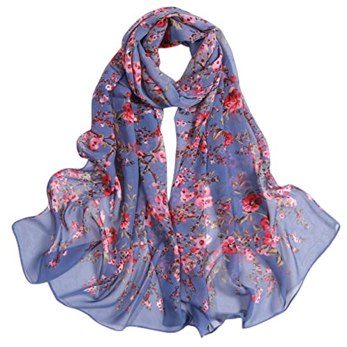 FAIRYGATE Seidenschal Damen Halstücher Damen Tuch Kopftuch Halstuch Schal Damen-Schal Tücher Damen Stola A4407 von FAIRYGATE