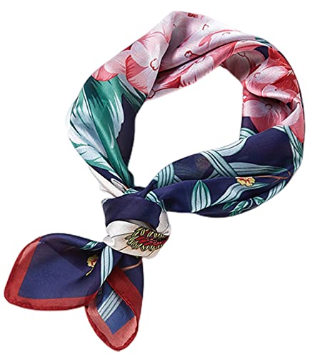 FAIRYGATE Seidenschal Damen Schal Damen Scarf Bandana Elegant Stole Damen Polyester Cloth Square Headscarf Neckerchief Fashion Handtücher elegant und sanft 31010 von FAIRYGATE