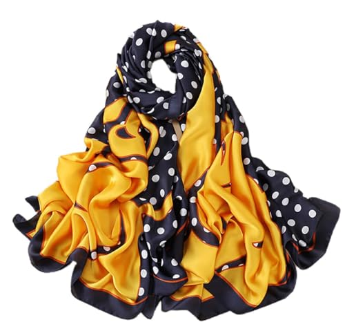 FAIRYGATE Tuch Damen Schal Seidenschal für Damen Schal aus reiner Seide diverse Designs Elegant Tücher für Frauen 90 * 180cm 88009 von FAIRYGATE