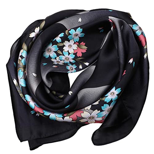 FAIRYGATE Seidentuch Damen Bandana Kopftuch Mädchen Sommer Haarband Herren Halstuch Motorrad Seiden Haargummi Seidenschal Damen Multifunktionstuch DA2113 von FAIRYGATE