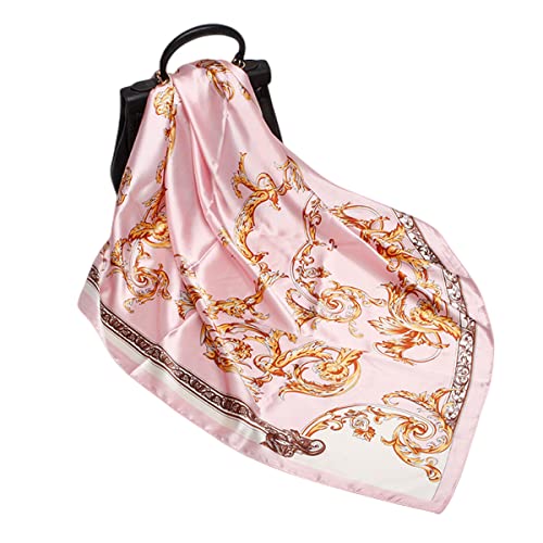 FAIRYGATE Seidentuch Damen Halstücher Schal Tuch Kopftuch Quadrat Bandana Halstuch Seidentuch Drucken Tuch Schal Kopftuch Seide 73023 von FAIRYGATE