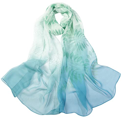 FAIRYGATE Seidentuch Haare Chiffon Seiden Tuch für Damen Mädchen Elegantes Accessoire Baumwolle Seiden Schal Halstuch Schulter Tuch A4110 von FAIRYGATE