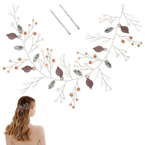 FAIRYGATE Stirnbänder Boho Kopfschmuck Prom Festival Braut Tiara Hochzeit Bauchtänzerin Haarschmuck Schmuck für Frauen und Mädchen 5009 von FAIRYGATE