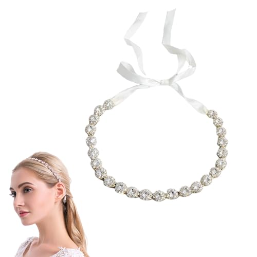 FAIRYGATE Stirnband Braut Haarschmuck Vintage Kristall Stirnbänder Strass Kopfschmuck Hochzeit Brautjungfern Haarreifen für Mädchen 4605 von FAIRYGATE