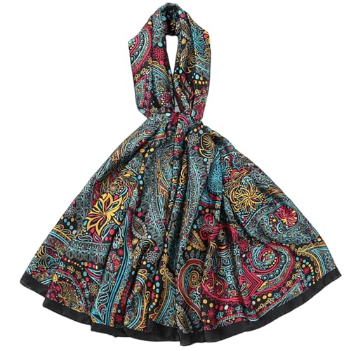 FAIRYGATE Stola Damen Festlich Tuch Damen Frühling Seidenschal Seide Tücher Bunte Luxuriöse Schals Warm Weich als Schal Seidentuch Haare Halstuch 90 * 180 cm 88030 von FAIRYGATE