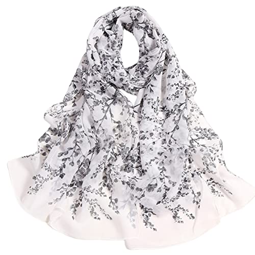 FAIRYGATE Stola für Abendkleid Damen Schal Chiffon Stola Festlich Elegante Scarves Muslim Kopftuch Halstuch Hijab Umschlagstuch für Abendkleid Braut Hochzeit Sonnenschutz 4417 von FAIRYGATE