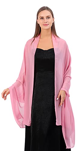 FAIRYGATE Stola für Abendkleid Schal Damen Stola Tuch aus Wildseide Tücher Halstücher Seidentuch Schals Damen Halstuch Seidenschal A0411 von FAIRYGATE