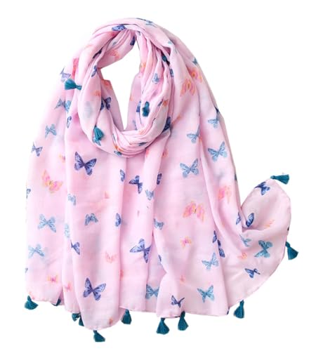 FAIRYGATE Tuch Damen Frühling Schals Tücher für Damen Halstuch Damen Frühling Sommer Leichter Dünn Groß Schal 48005 von FAIRYGATE