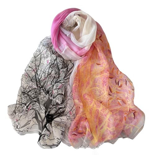 FAIRYGATE Tuch Damen Schals und Tücher Halstuch Damen Schal Tuch Langer und Rechteckiger Schal Tücher Modern und Modisch Hochzeit Stola B7106 von FAIRYGATE