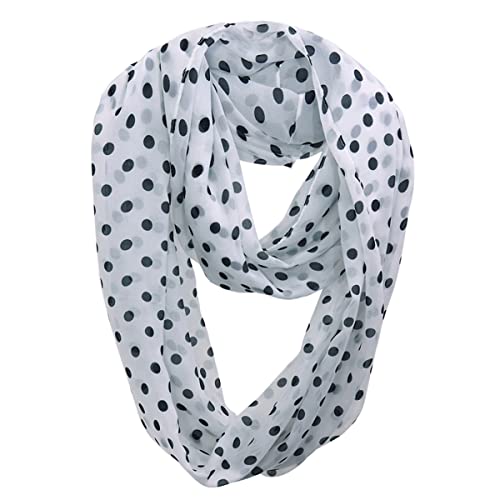 FAIRYGATE Tücher Damen Loop schmaler Damen-Schal Loop Frühlingsschal Schlauchschal Rundschal Tuch uni unisex Halstuch 03008 von FAIRYGATE