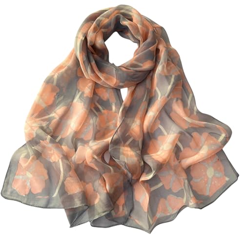 FAIRYGATE XXL Schal Damen Tuch Damen Schal Damen Halstuch Damenschal Chiffon Schal Frauen XXL B7114 von FAIRYGATE