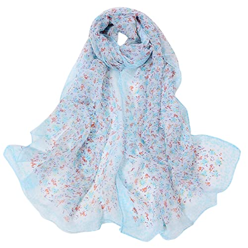 FAIRYGATE scarfs for women Schal Damen Schal tuch Damen Georgette Modischer Seidenschals Eleganter Verlaufsfarbe Weicher Leichter Schal Loop Damenschal Langer Geeignet für Alle Jahreszeiten 62012 von FAIRYGATE