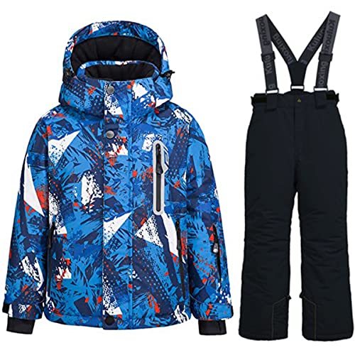 FAIRYRAIN 2 Teilig Skianzug Schneeanzug Winter Warm Winddicht wasserdicht Skijacke + Skihose Anzug Set für Jungen FAIRYRAIN 2 Teilig Skianzug Schneeanzug Winter Warm Winddicht wasserdicht Skijacke + Skihose Anzug Set für Jungen von FAIRYRAIN